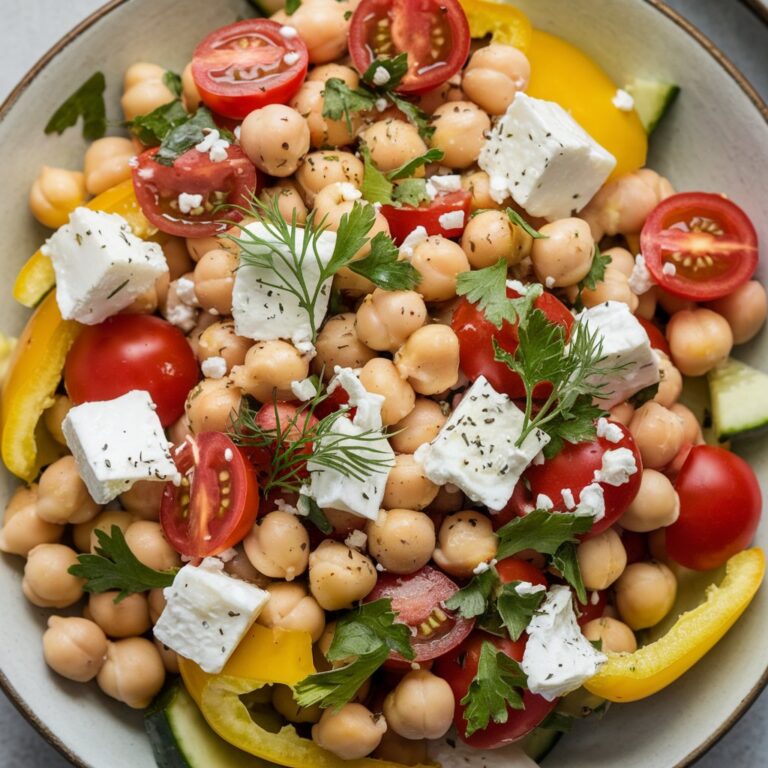 Greek Chickpea Salad Recipe