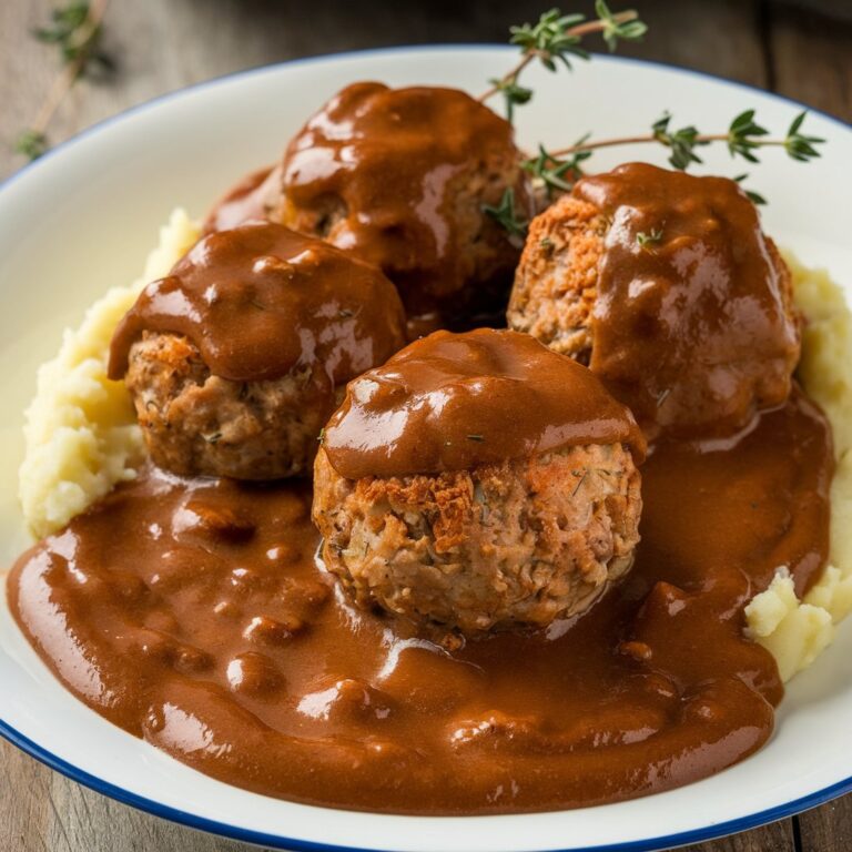 Meatballs and Gravy