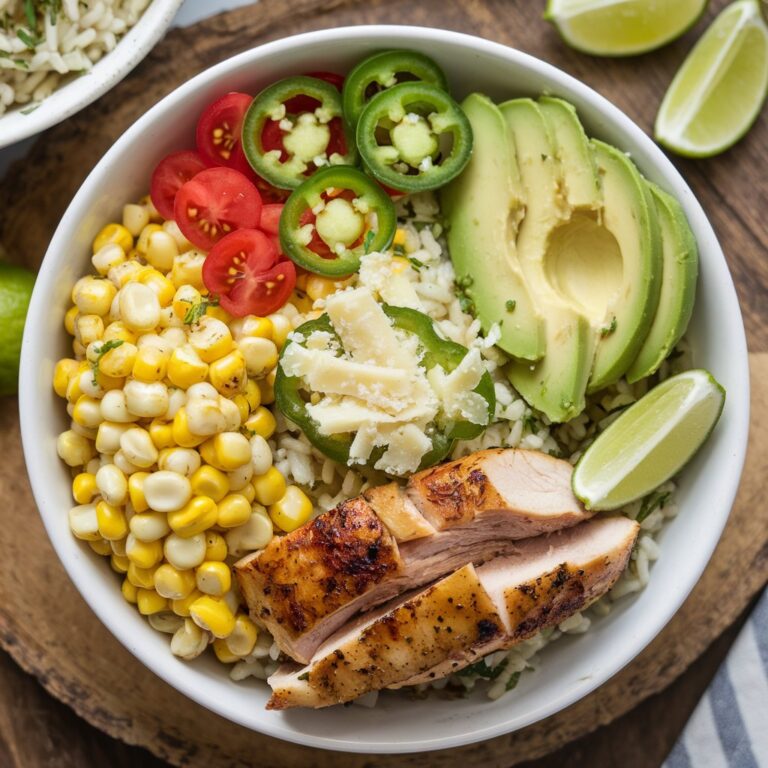 Street Corn Chicken Rice Bowl Recipe