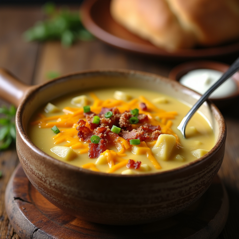 Outback Steakhouse Potato Soup Recipe – Creamy, Cheesy, and Comforting!