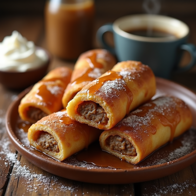 Sausage French Toast Roll-Ups Recipe