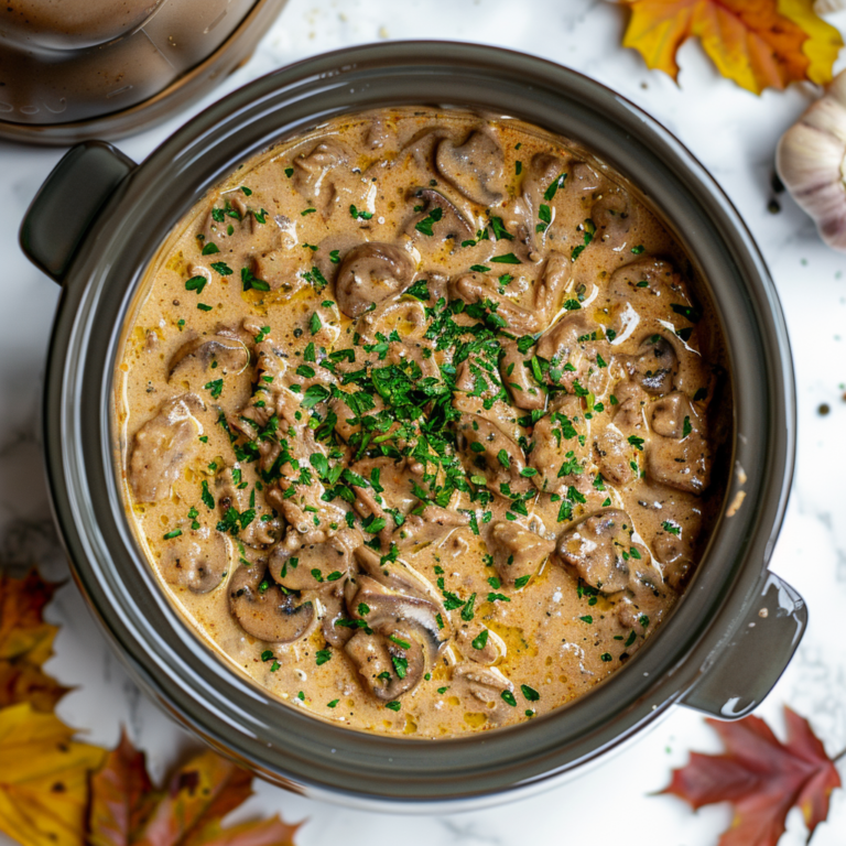 Crockpot Beef Stroganoff