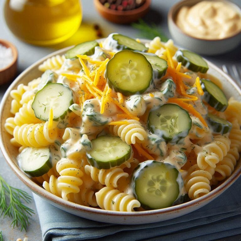 Dill Pickle Pasta Salad Recipe: A Tangy, Creamy Delight!