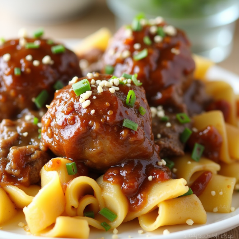 Crockpot Beef and Noodles