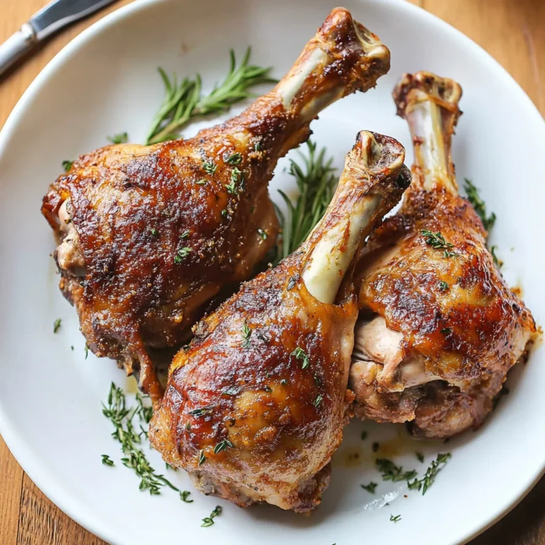 Perfectly Roasted Turkey Legs