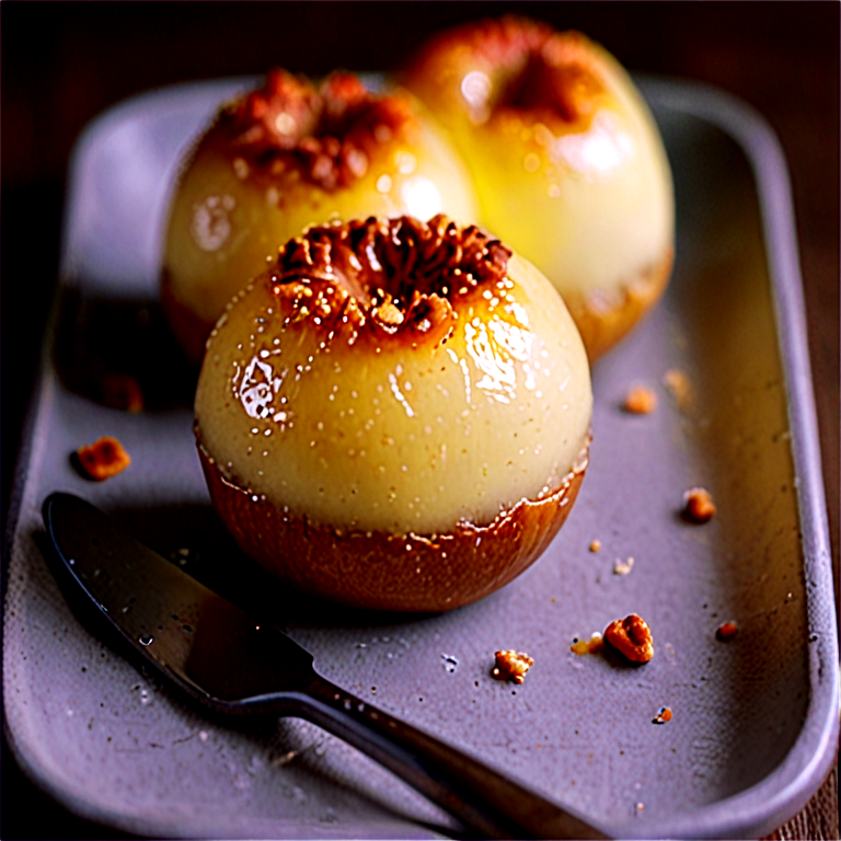 Cheesecake Stuffed Baked Apples Recipe