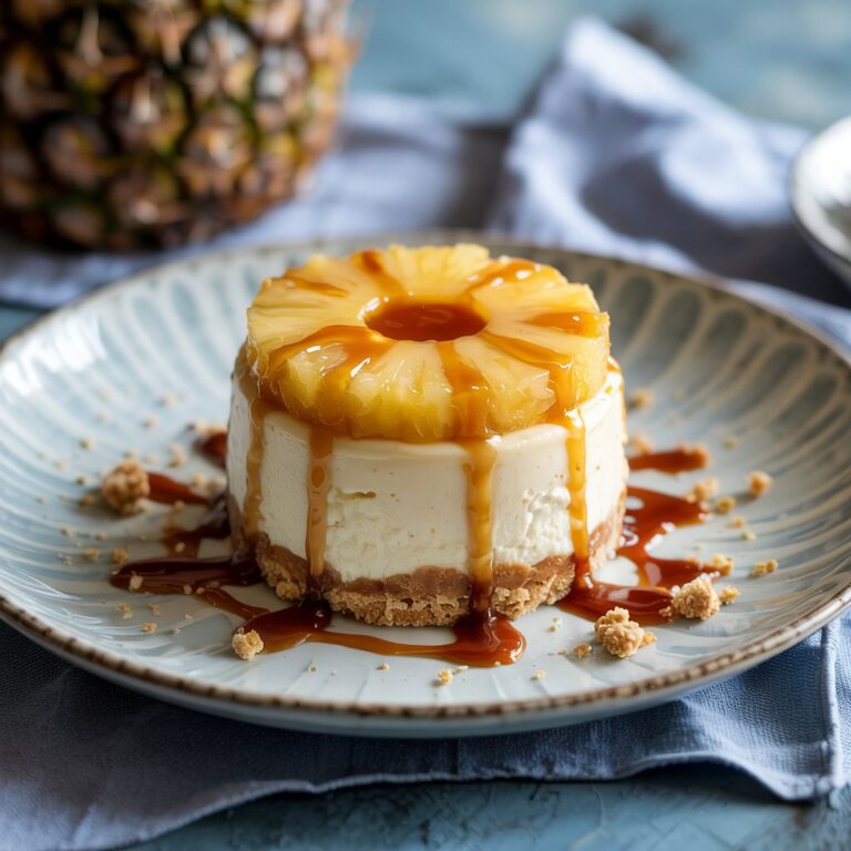 Mini Pineapple Upside-Down Cheesecakes