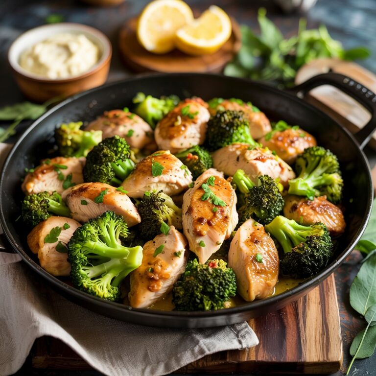 Garlic Butter Chicken & Broccoli: A Quick and Flavor-Packed Weeknight Favorite